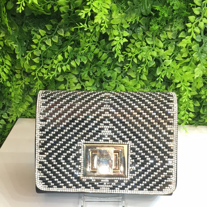 Black diamond glam purse