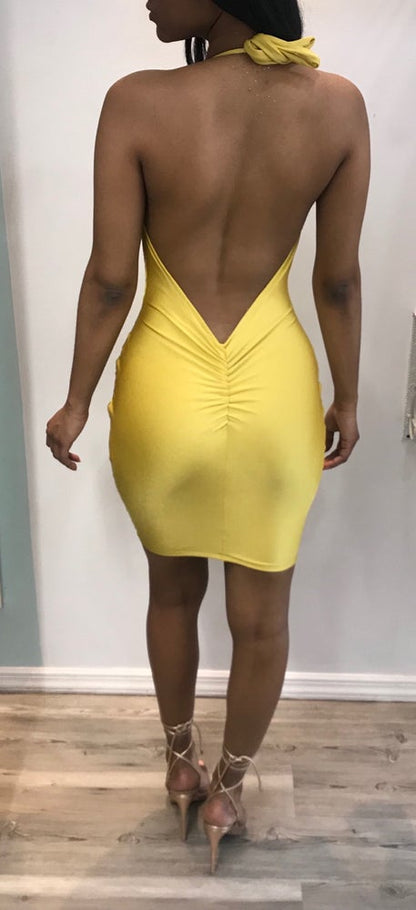 Golden Yellow Dress